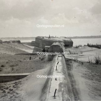 Original Dutch photo - Hoek van Holland bunkers 1945