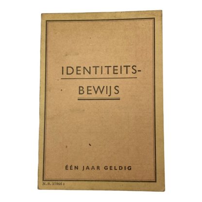 Original WWII Dutch identity card (Limburg) 1941