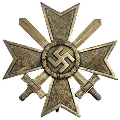 Original WWII German Kriegsverdienstkreuz 1. klasse mit Schwertern - (65) Klein & Quenzer