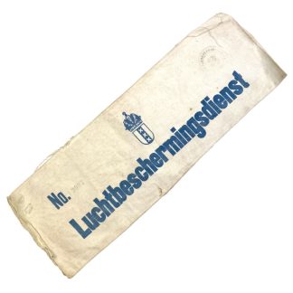 Original WWII Dutch Luchtbeschermingsdienst armband Amsterdam