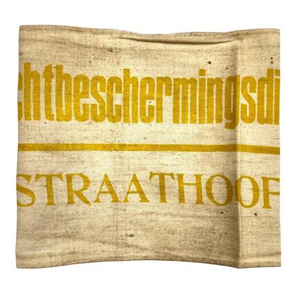 Original WWII Dutch Luchtbeschermingsdienst armband 'Straathoofd'
