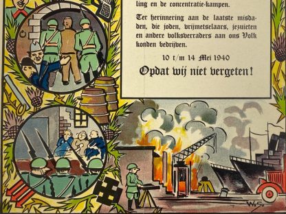 Original WWII Dutch NSB internment citation