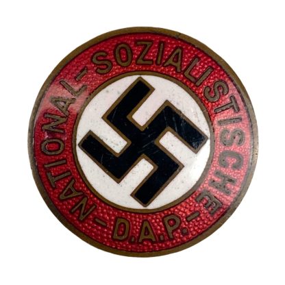 Original WWII German NSDAP party pin - M1/72 Fritz Zimmermann
