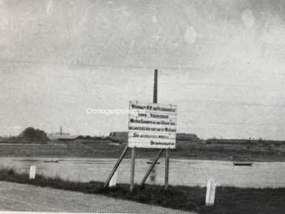 Original WWII Dutch photo - German sign at Opheusden/Rhenen 1944
