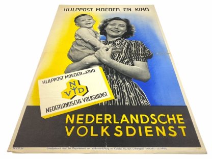 Original WWII Nederlandsche Volksdienst poster