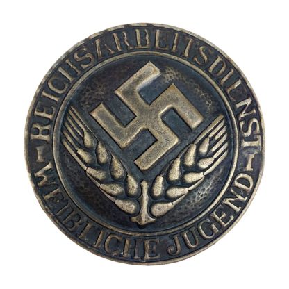 Original WWII German Reichsarbeitsdienst Weibliche Jugend brooch in bronze