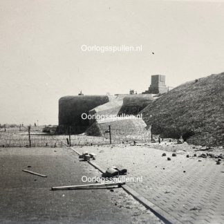 Original WWII Dutch photo - Bunker in Scheveningen 1945
