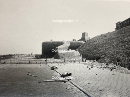 Original WWII Dutch photo - Bunker in Scheveningen 1945