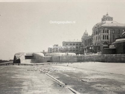 Original WWII Dutch photo - Bunkers at Scheveningen 1945