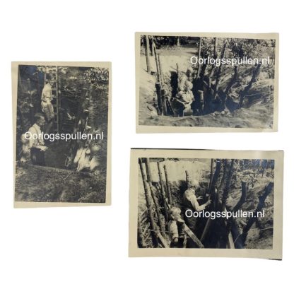 Original 1939 Dutch mobilisation photos digging shelters in Blaricum / Laren