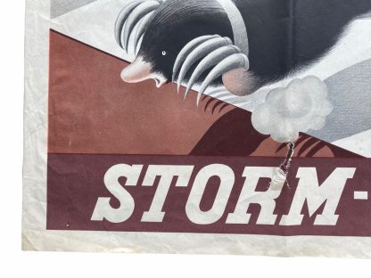 Original WWII Dutch SS poster - Storm SS