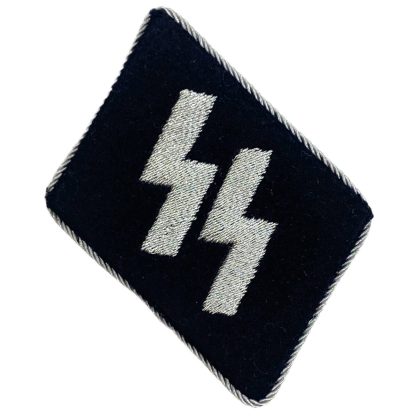 Original WWII German Waffen-SS Untersturmführer collar tabs