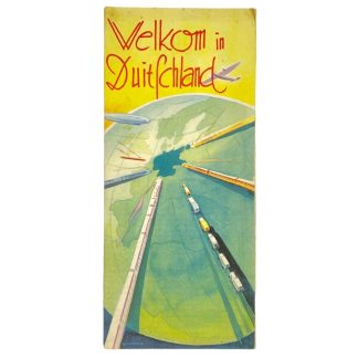Original WWII Dutch flyer 'Welcome to Germany'