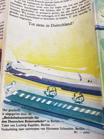 Original WWII Dutch flyer 'Welcome to Germany'