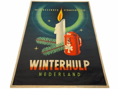 Original WWII Dutch Winterhulp Nederland poster