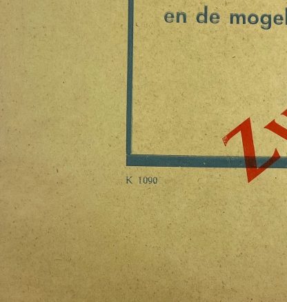 Original WWII Dutch Red Cross poster