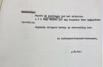 Original WWII Dutch Air Force documents 2e Luchtvaart Regiment 1940