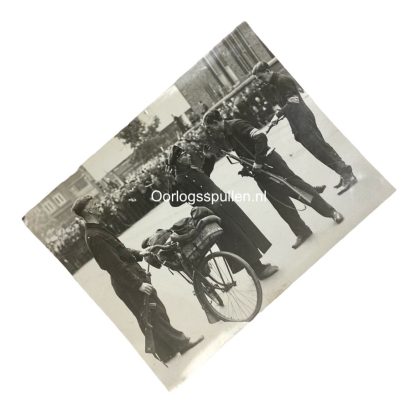 Original WWII Dutch photo - Collaborator arrested