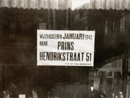 Original WWII Dutch photo - Evacuation in The Hague 1943