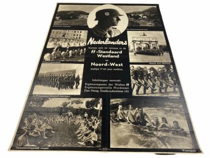 Original WWII Dutch Waffen-SS volunteer poster