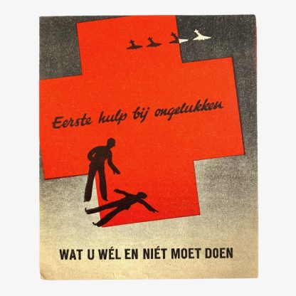 Original WWII Dutch Luchtbescherming EHBO flyer