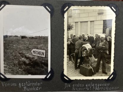 Original WWII German WH photo album Netherlands/Belgium/France/Jersey