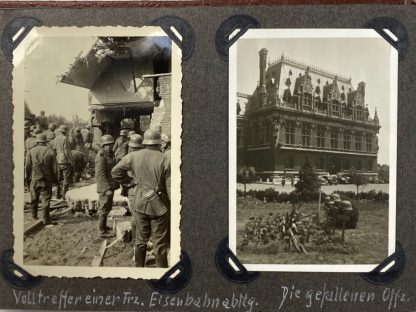 Original WWII German WH photo album Netherlands/Belgium/France/Jersey