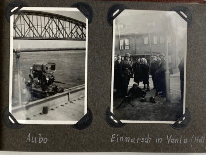 Original WWII German WH photo album Netherlands/Belgium/France/Jersey