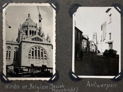 Original WWII German WH photo album Netherlands/Belgium/France/Jersey