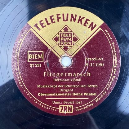 Original WWII German record - Fliegermarsch & Feuert Los!