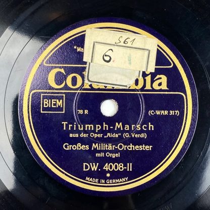 Original WWII German record - Triumph marsch & Einzugsmarsch
