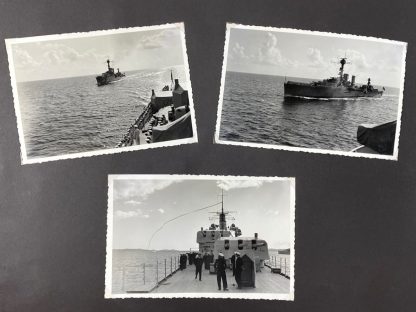 Original WWII German Kriegsmarine photo album 'Kreuzer Karlsruhe'