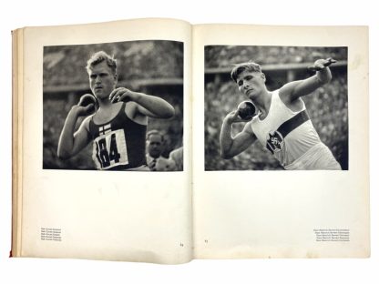 Original WWII German book - Leni Riefenstahl - Schönheit im Olympischen Kampf