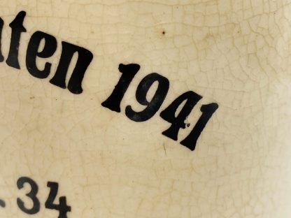 Original WWII German beer mug 3./Nachrichten-Ersatz-Abteilung 34