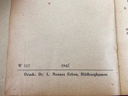 Original WWII German 'Sondergerichtsbarkeit in Strafsachen für Angehörige der SS und Polizeiverbände' Police library Amsterdam