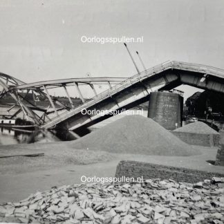 Original WWII Dutch photo - destroyed Rijn bridge at Arnhem May 10, 1940