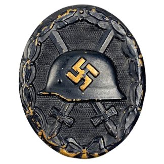 Original WWII German Verwundetenabzeichen im Schwarz