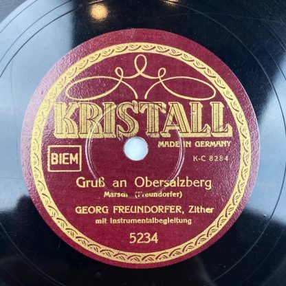 Original WWII German record - Gruss an Obersalzberg & Edelweiss von Berchtesgaden