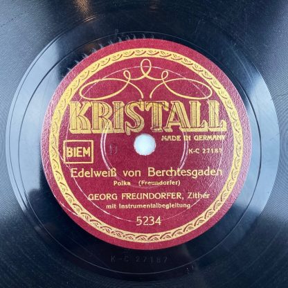 Original WWII German record - Gruss an Obersalzberg & Edelweiss von Berchtesgaden
