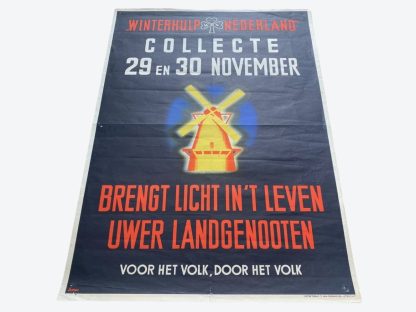 Original WWII Dutch Winterhulp poster