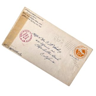 Original WWII US Airborne '327th Glider Infantry Regiment' envelope