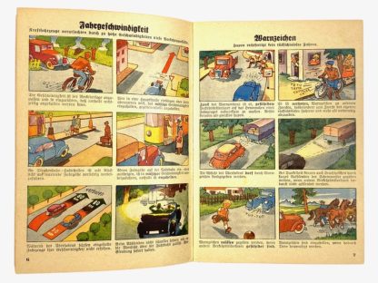 Original WWII German Polizei booklet 'Kraftfahrer in Verkehr'