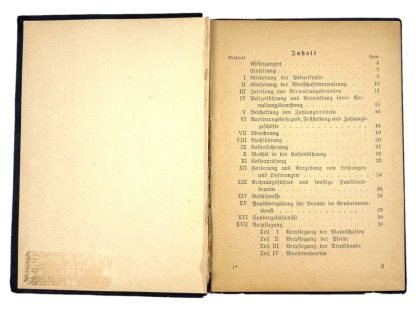 Original WWII German Polizei manual 'Leitfaden'