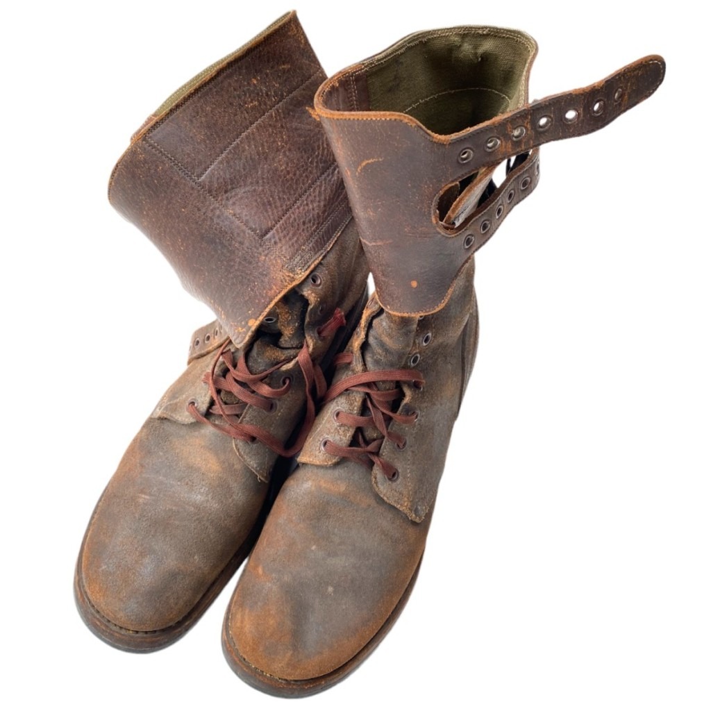 Original WWII US buckle combat boots - Oorlogsspullen.nl - Militaria shop