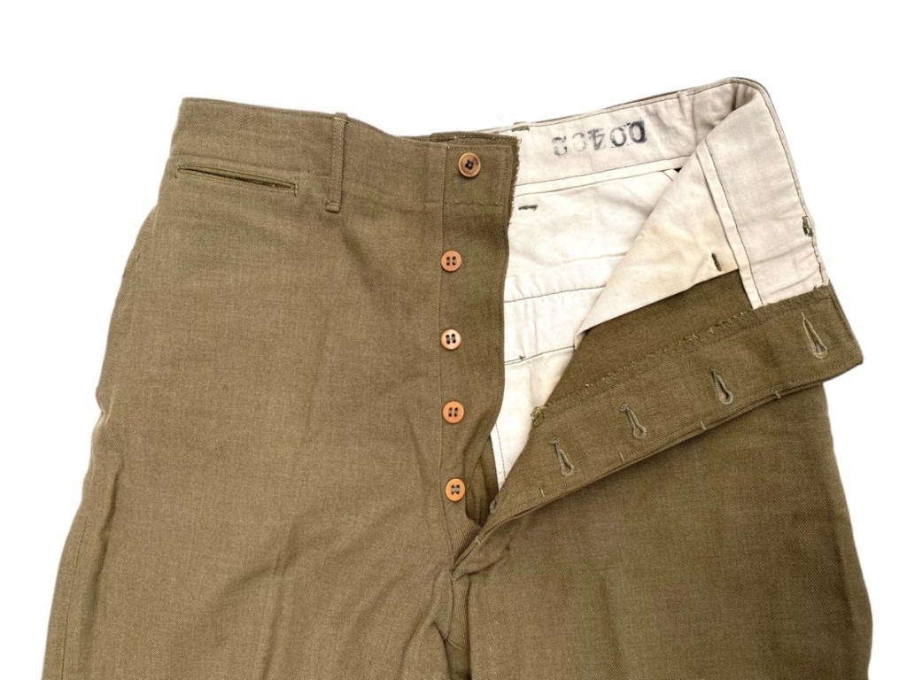 Original WWII US M-1937 Field trousers - Oorlogsspullen.nl - Militaria shop