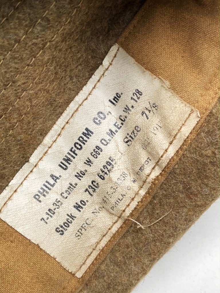 Original WWII US winter field cap - Oorlogsspullen.nl - Militaria shop
