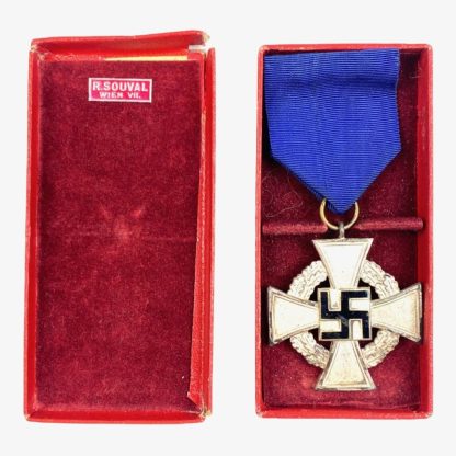 Original WWII German 25 Treue Dienst jahre kreuz