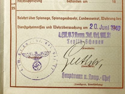 Original WWII German WH grouping Landesschutz Battalion 390 (D-Day related)
