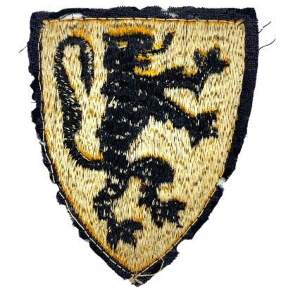 Original WWII Flemish Waffen-SS 1st pattern volunteer legion sleeve shield