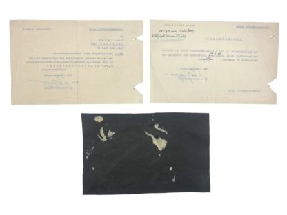 Original WWII German Ortskommandantur Laren documents